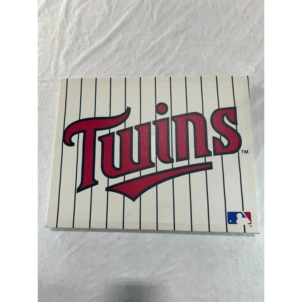 Minnesota‎ Twins MLB Wall Art Canvas Pinstripe Team Logo Room Essentials 14x18